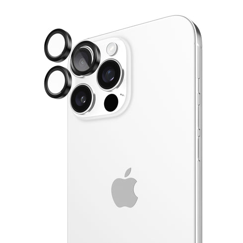 Case-Mate iPhone 16 Pro Max/16 Pro Aluminum Ring Glass Lens Protector -